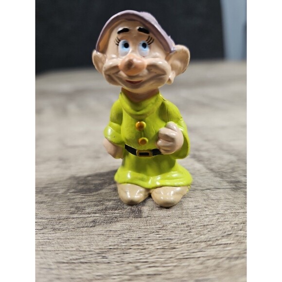 Dopey Vintage Disney Applause PVC Cake Topper Figure Snow White 7 Dwarves - Picture 1 of 4